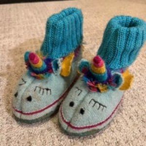 Girls Wool House Slippers